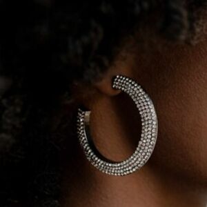 Elegant Silver Hoop Earrings